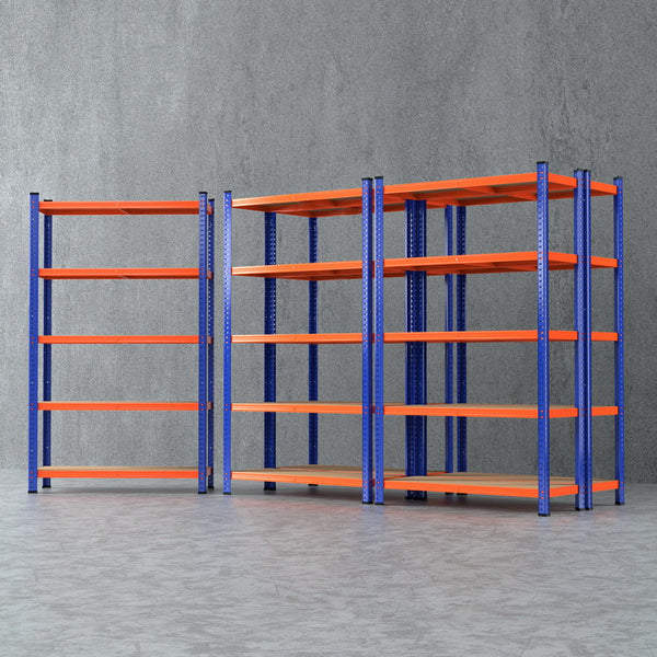 5 X 1.8M Giantz Garage Shelving Warehouse Rack Tool Shelving & Racking Systems