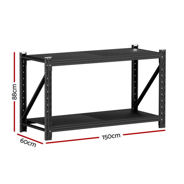 Giantz 1.5Mx0.9M Warehouse Shelving Garage Rack Tool Shelving & Racking Systems