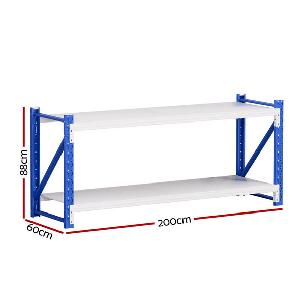 Giantz 2Mx0.9M Warehouse Shelving Garage Rack Tool Shelving & Racking Systems