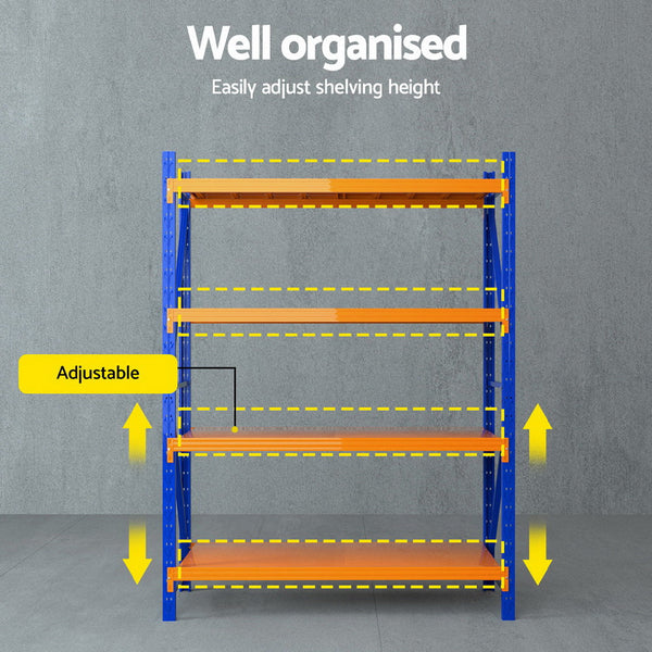 Giantz 2Mx1.5M Warehouse Shelving Garage Rack Tool Shelving & Racking Systems
