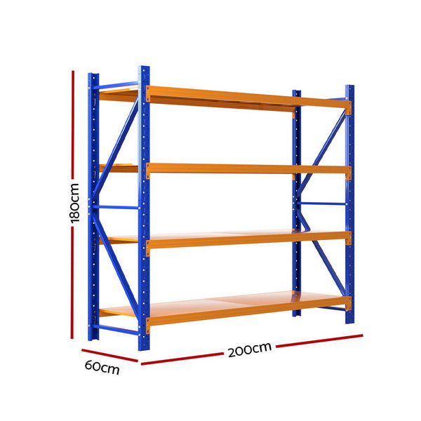 Giantz 2Mx1.8M Warehouse Shelving Garage Rack Tool Shelving & Racking Systems