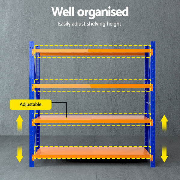 Giantz 2Mx1.8M Warehouse Shelving Garage Rack Tool Shelving & Racking Systems