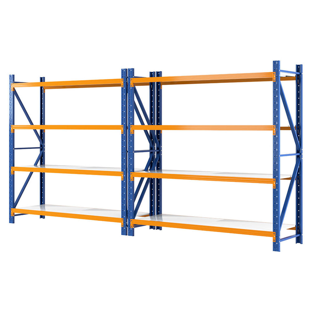 Giantz 4Mx2m Garage Shelving Warehouse Rack Orange Tool Shelving & Racking Systems