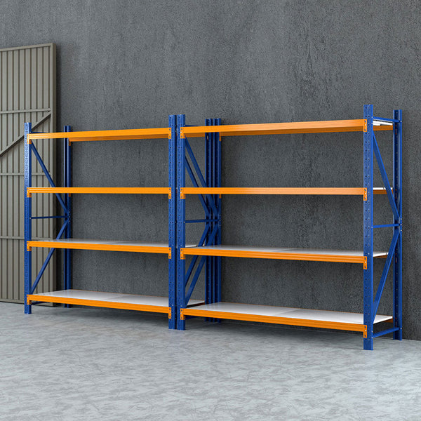 Giantz 4Mx2m Garage Shelving Warehouse Rack Orange Tool Shelving & Racking Systems