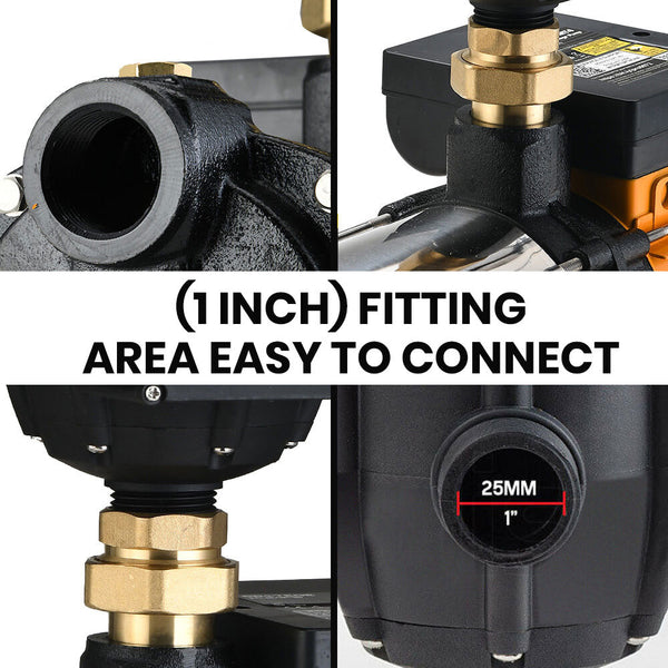 Protege Multi Stage Water Hi Pressure Pump With Auto Controller Home Garden Irrigation 4 Electric Water Pumps & Pressure Tanks