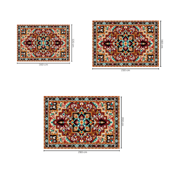 Washable Flannel Area Large Non Slip Carpet Rugs