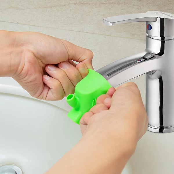 Water Tap Extension Swivel Green High Elastic Sink Kitchen Bathroom Faucet Extender Kitchen Taps