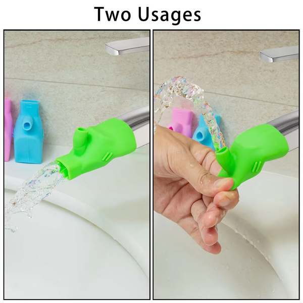 Water Tap Extension Swivel Green High Elastic Sink Kitchen Bathroom Faucet Extender Kitchen Taps