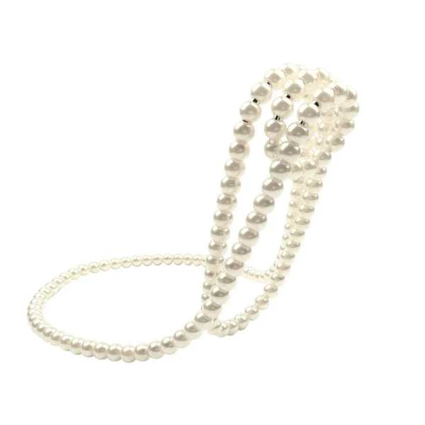 Elosung White Modern Floating Pearl Wine Elegant Home Decor Unique Kitchen Accessory For Dining Bar And Living Room Racks