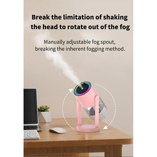 Elosung White Starry Sky Projection Humidifier Usb Ultrasonic Car And Home Air Mist Diffuser For Hydration Humidifiers