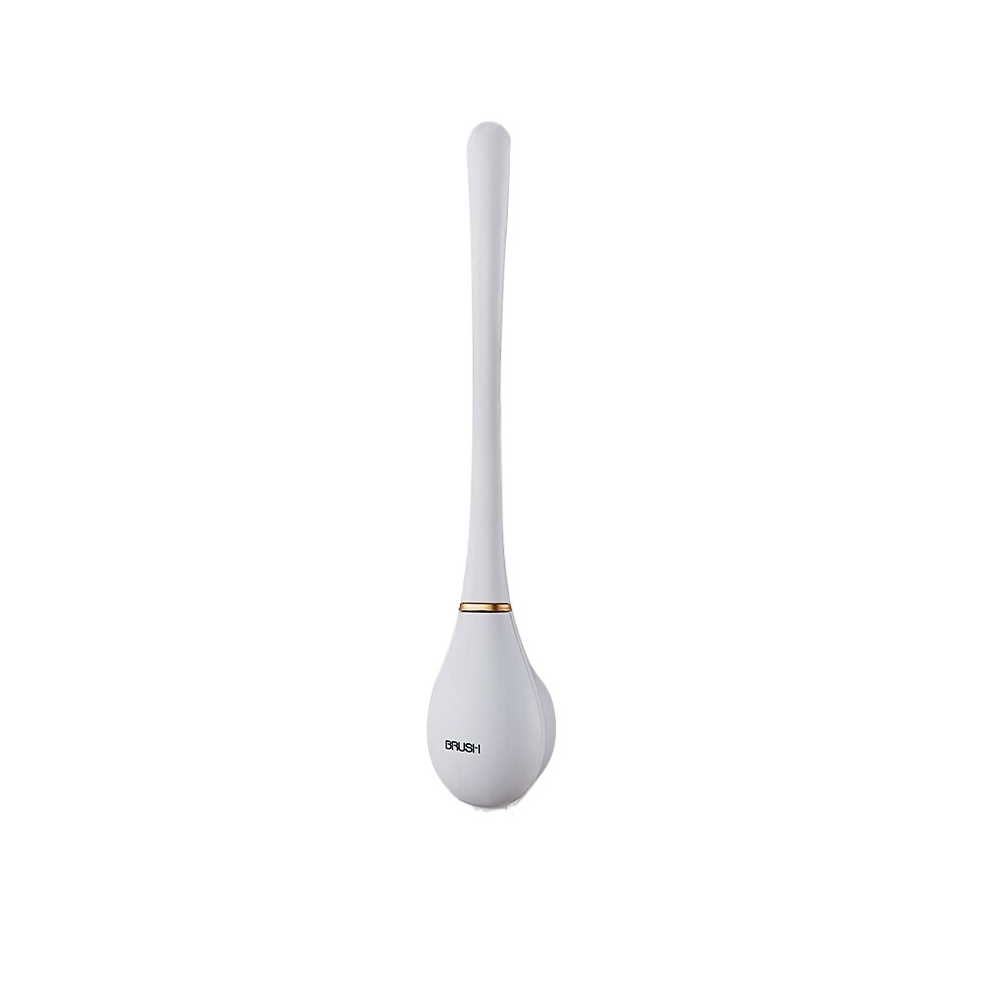 Elosung White Baseball Shaped Toilet Brush 8Cm * 42.5Cm Toilet Brushes & Holders