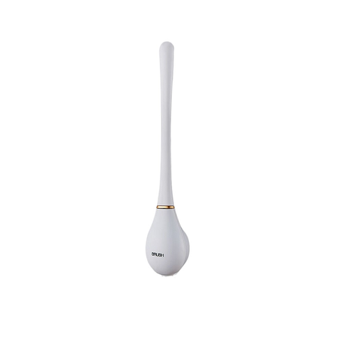 Elosung White Baseball Shaped Toilet Brush 8Cm * 42.5Cm Toilet Brushes & Holders
