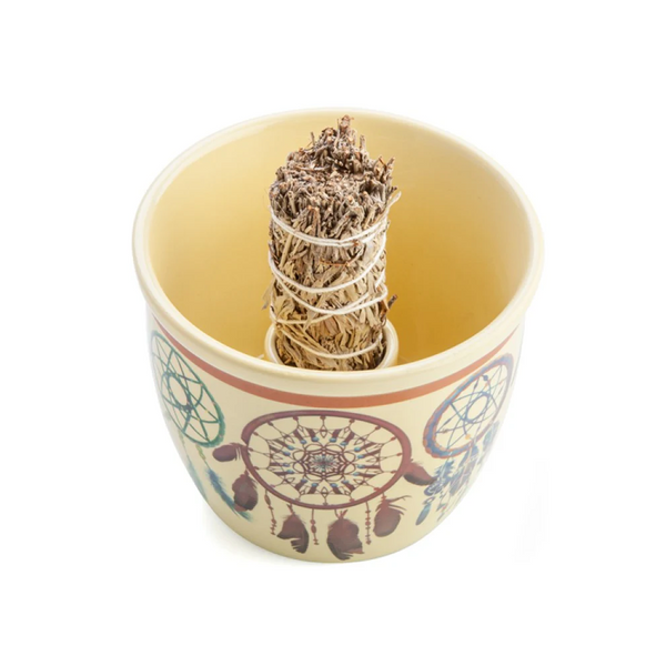 Smudge Bowl: Wild Scents Dreamcatcher Ceramic Decorative Plates & Bowls