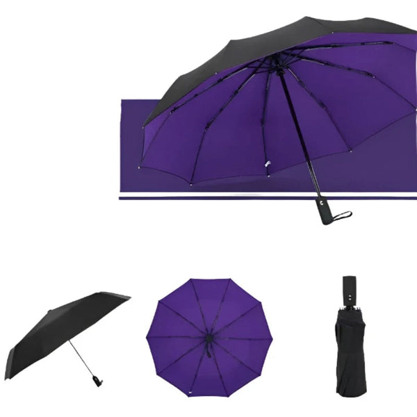 Windproof Double Layer Resistant Umbrella Fully Automatic For Men And Women Umbrellas