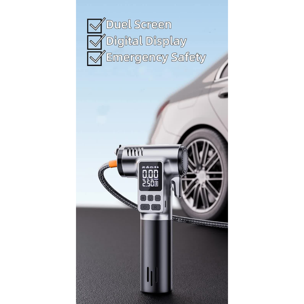 Elosung Wireless Car Air Compressor Portable Electric Tire Inflator Pump For Cars Bikes And Motorcycles Air Compressors