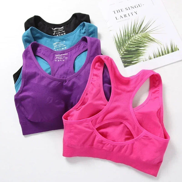 Women Sports Bra Top Push Up Fitness Underwear Tops Gym Active Bras Sports Bras
