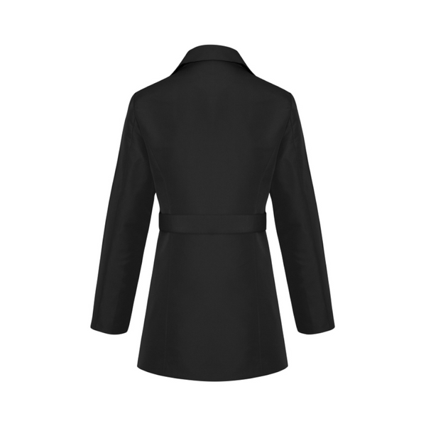 Womens Winter Button Long Trench Coat Jacket Parka Overcoat Black Xxl Coats Jackets & Vests