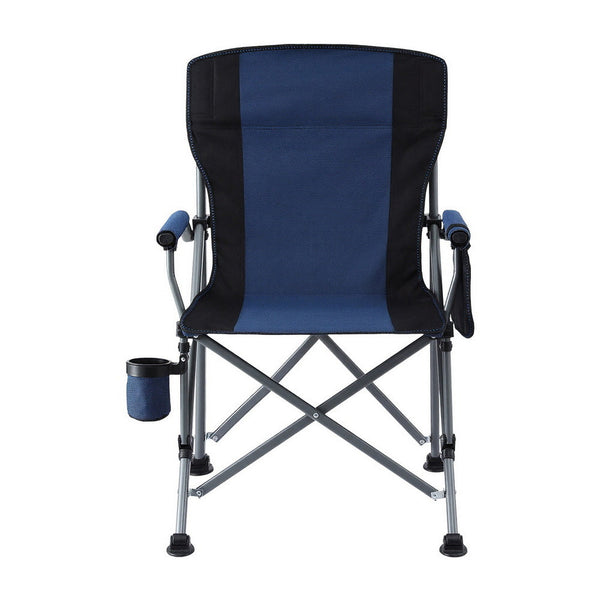 Weisshorn Camping Chair Folding Outdoor Portable Seat Lightweight Beach Picnic Fishing Capacity 120Kg Navy Blue Camping Chairs