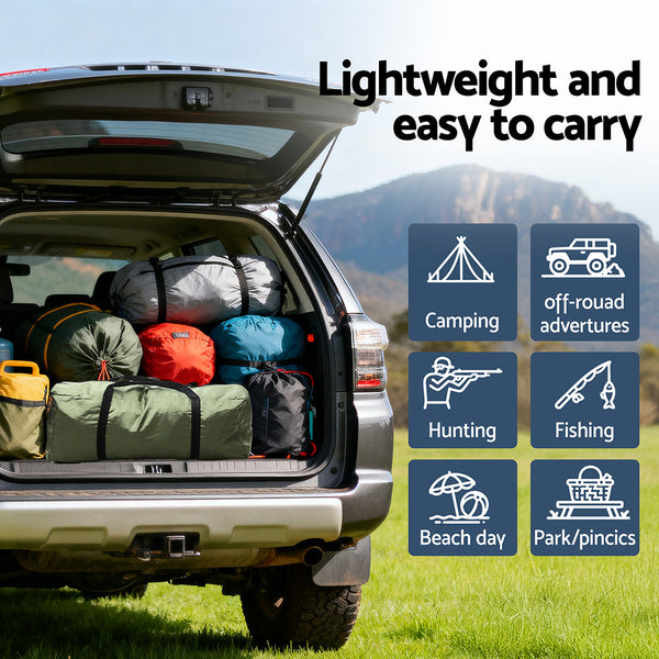 Weisshorn Camping Tent Car Suv Rear Hatchback Canopy Portable Outdoor Family Green Tents