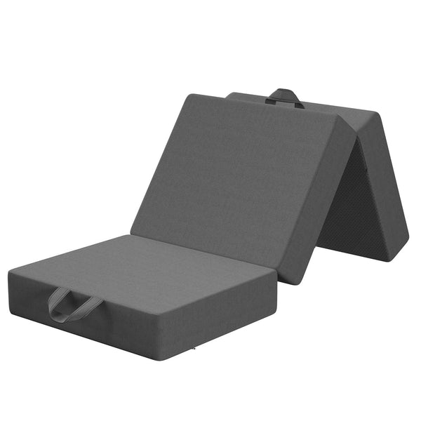 Bedstory Folding Mattress Small Single Trifold Firm Support Foam Washable Cover 15Cm Mattresses