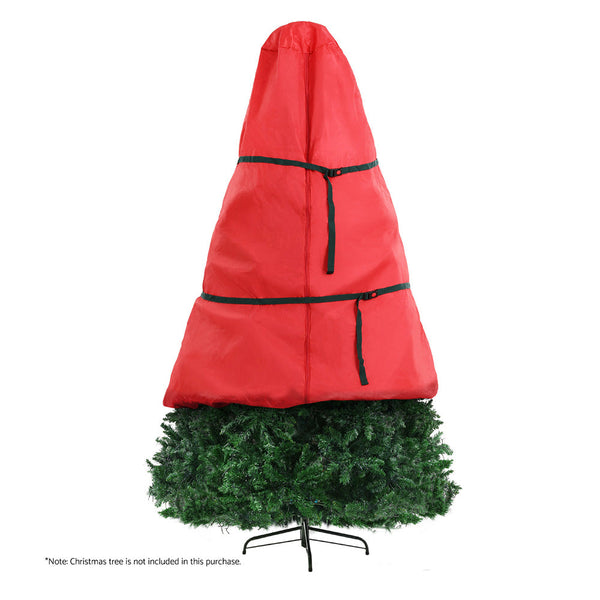 Jingle Jollys Christmas Tree Storage Bag Fits Up To 8Ft Xmas Zipper Red Storage Bags