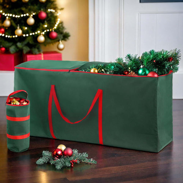 Jingle Jollys Christmas Tree Baubles Storage Bag Set Ornaments Container Box Storage Bags