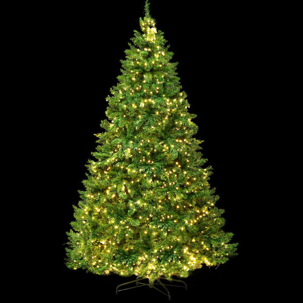 Jingle Jollys Christmas Tree 2.1M Xmas Decoration 8 Light Mode Multi Colour Seasonal Decorations