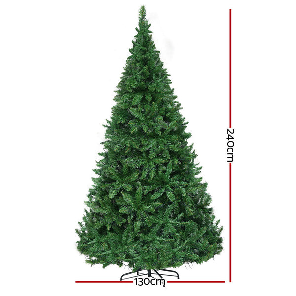 Jingle Jollys Christmas Tree 2.4M Xmas Decorations 1488 Leds Seasonal Decorations