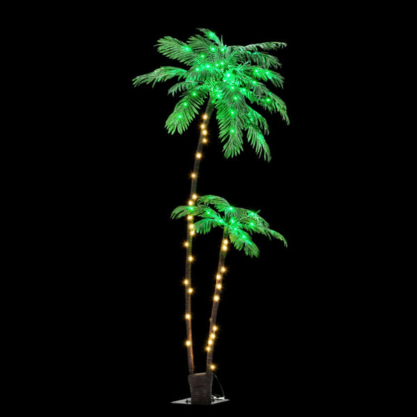 Jingle Jollys Christmas Tree 2.1M Led Lighted Xmas Palm Trees Party Decorations Seasonal Decorations