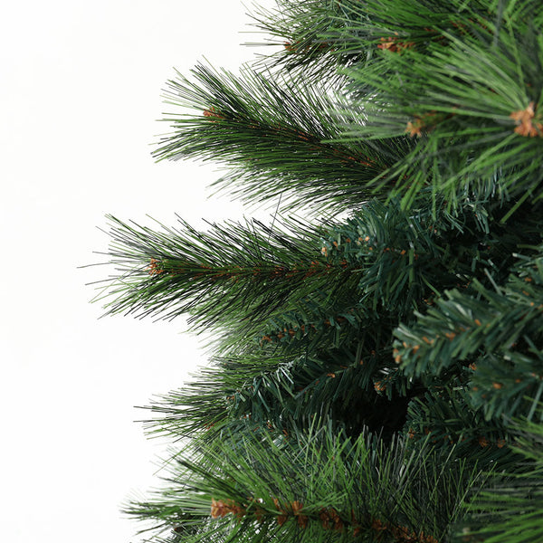Jingle Jollys Christmas Tree 2.4M Xmas Decorations Pine Needles 2100 Tips Seasonal Decorations