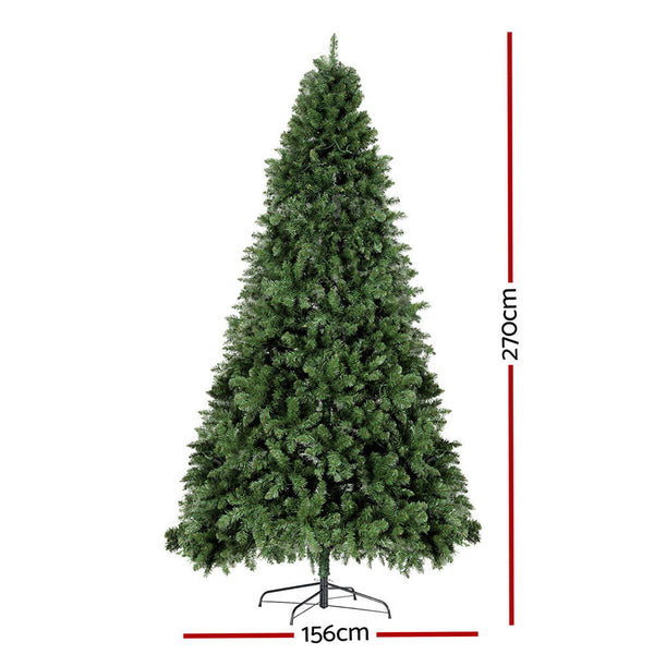 Jingle Jollys Christmas Tree 2.7M Led Xmas Party Decorations 2590 Tips Seasonal Decorations