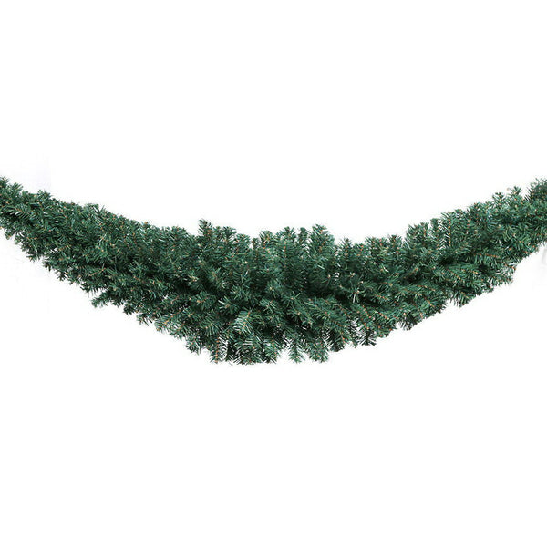 Jingle Jollys 2.4M Christmas Garland Xmas Decorations Green Wedding Party Seasonal Decorations