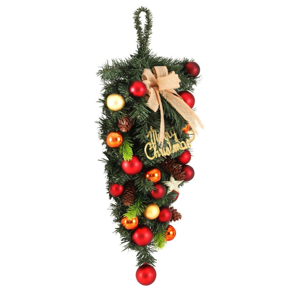 Jingle Jollys Hanging Christmas Garland 50Cm Ornaments Party Decorations Seasonal Decorations