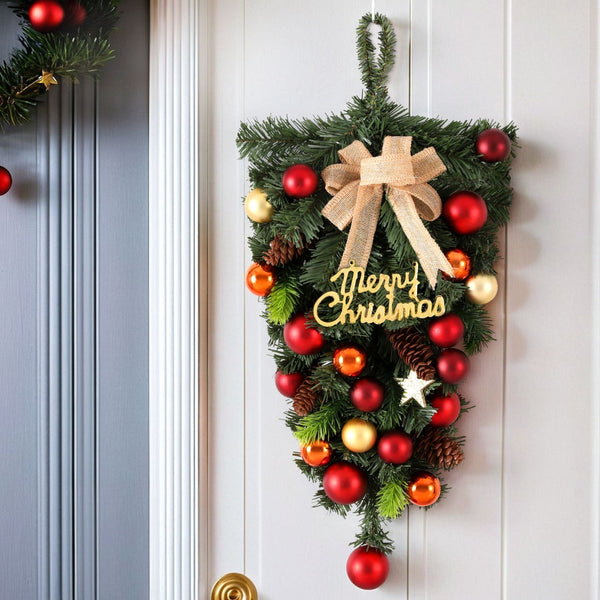 Jingle Jollys Hanging Christmas Garland 50Cm Ornaments Party Decorations Seasonal Decorations