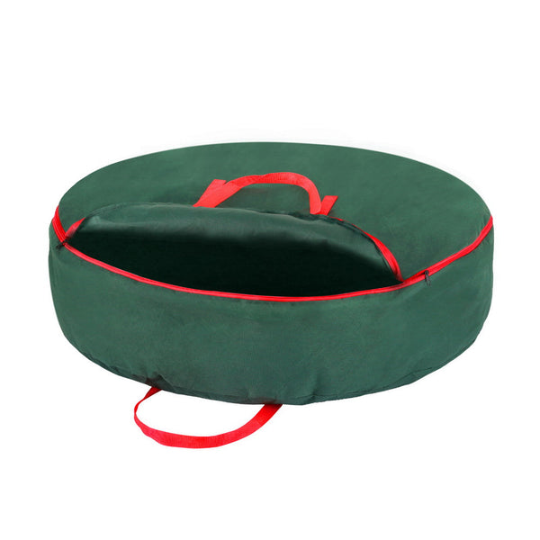 Jingle Jollys Christmas Garland Wreath Storage Bag Baubles Ornaments Container Storage Bags