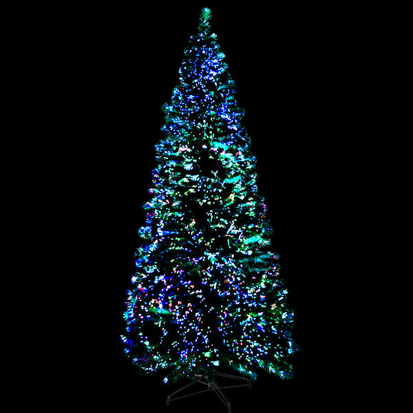 Jingle Jollys 1.8M Christmas Tree Optic Fibre Led Xmas 300 Tips Seasonal Decorations