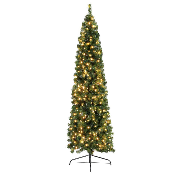 Jingle Jollys Christmas Tree 2.1M Corner Xmas Party Decorations 430 Tips Seasonal Decorations