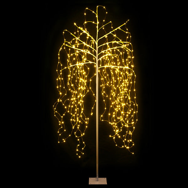 2.1M Christmas Tree 600 Led Solar Jingle Jollys Seasonal Decorations