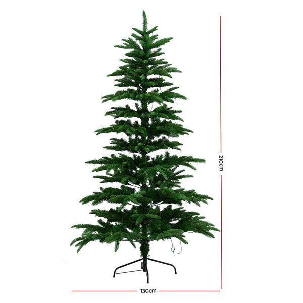 Jingle Jollys Christmas Tree 2.1M Led Sparse Xmas Tree 860 Tips Party Decoration Seasonal Decorations