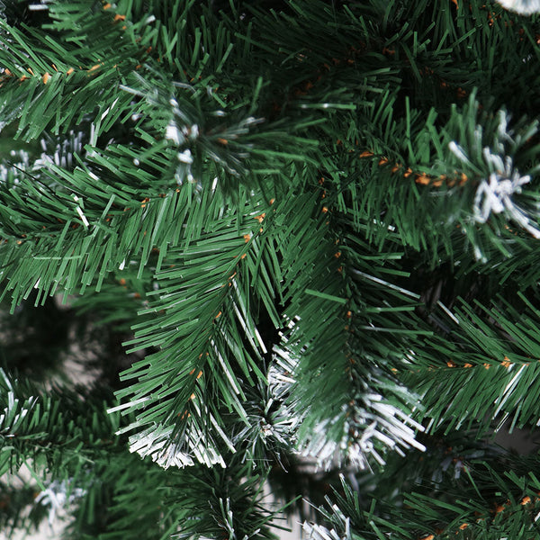 Jingle Jollys Christmas Tree 1.8M Snowy Xmas Decoration 650 Tips Seasonal Decorations