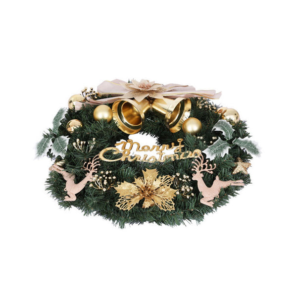 Jingle Jollys Christmas Wreath 60Cm Garland Flowers Baubles Party Decorations Seasonal Decorations