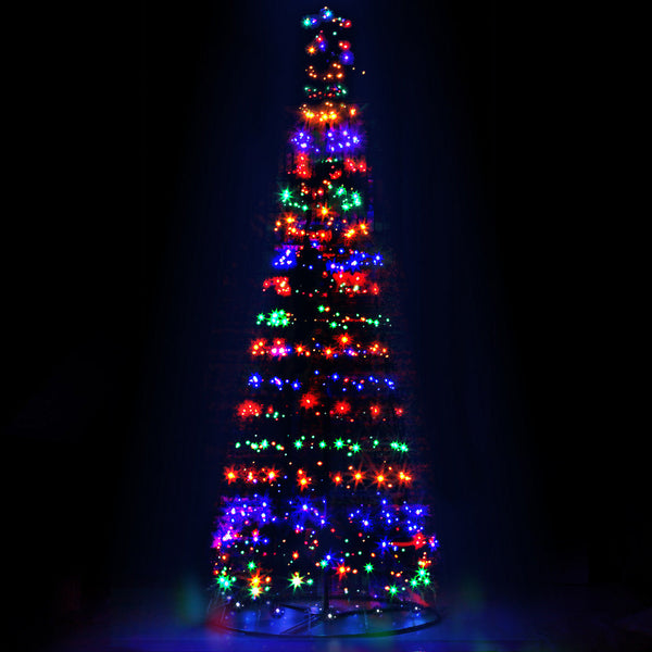 3.6M Christmas Tree 400 Led Solar Jingle Jollys Seasonal Decorations