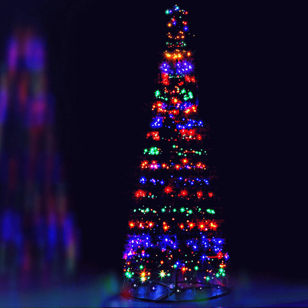 3.6M Christmas Tree 400 Led Solar Jingle Jollys Seasonal Decorations
