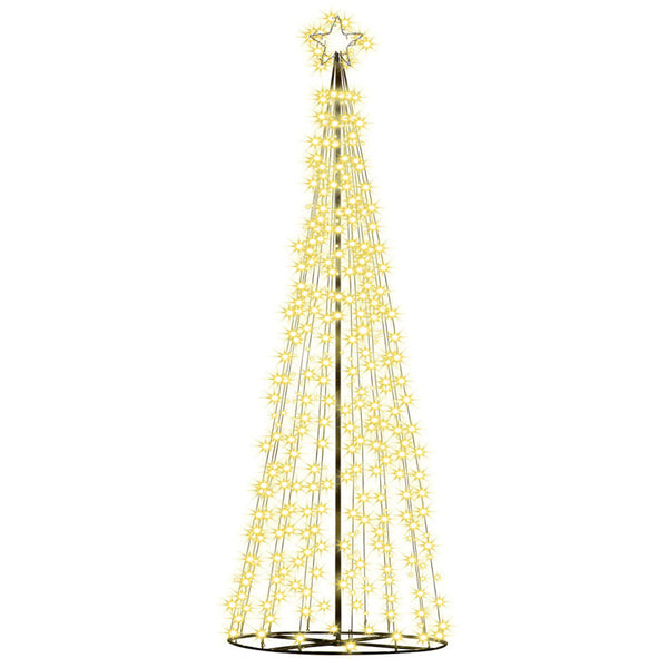 3.6M Christmas Tree Led Solar Warm Jingle Jollys Seasonal Decorations