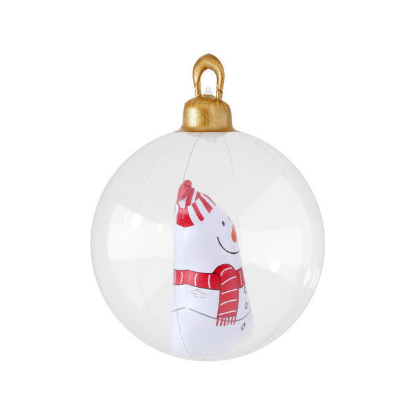 Jingle Jollys Christmas Inflatable Ball 60Cm Snowman Decoration Giant Bauble Seasonal Decorations