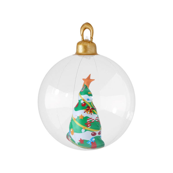 Jingle Jollys Christmas Inflatable Ball 60Cm Tree Decoration Giant Bauble Clear Seasonal Decorations