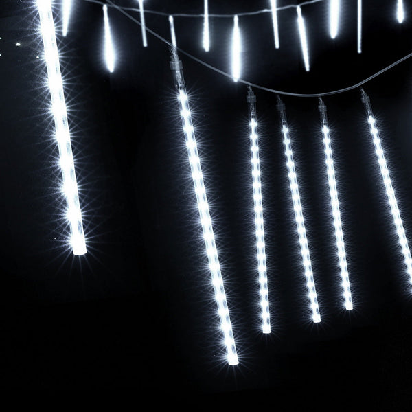 Jingle Jollys 7M Christmas Lights Shower Light 288 Led Icicle Falling Metor Decorative Lighting