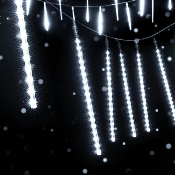 Jingle Jollys 7M Christmas Lights Shower Light 288 Led Icicle Falling Metor Decorative Lighting