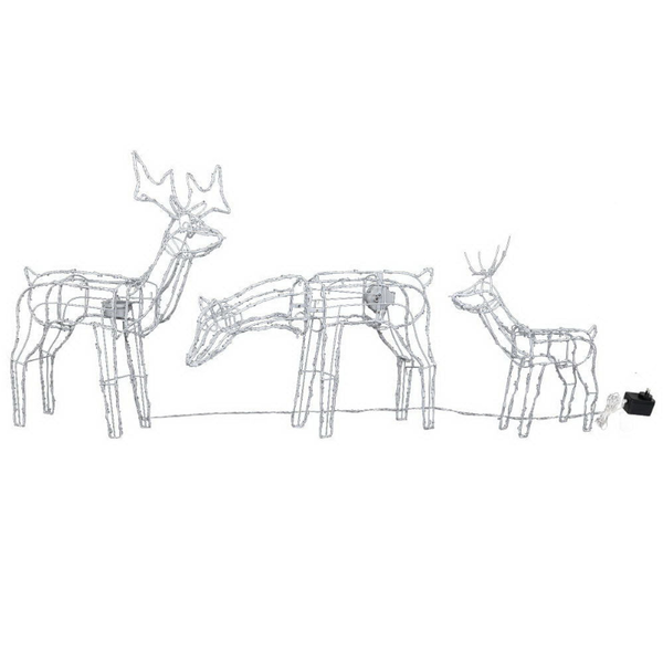 Jingle Jollys Christmas Motif Lights Led Rope Reindeer Waterproof Outdoor Seasonal Decorations