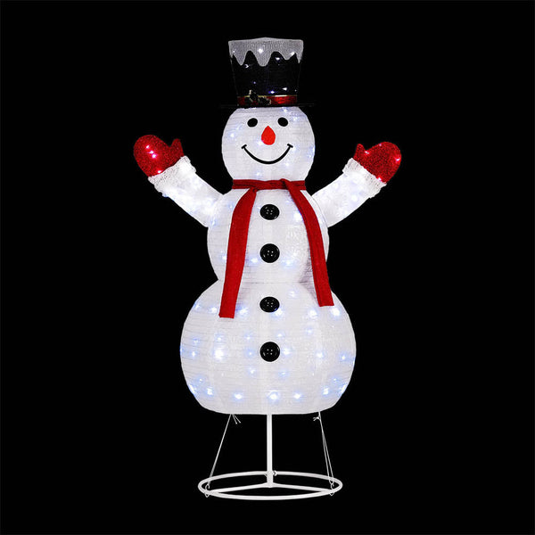 1.7M Christmas Lights 200 Led Fairy Snowman Decorations Jingle Jollys Decorative Lighting